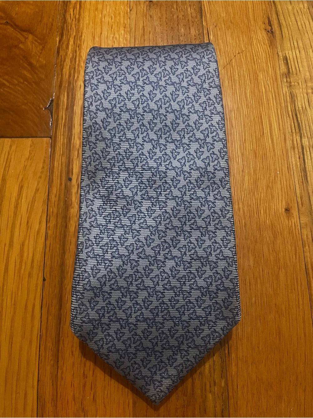 $315 Dunhill London 100% Italian Silk Patterns Tie